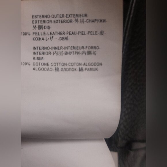 Authentic Versace  Collection Black Pebbled Leather Top Handle Bag - Picture 7 of 14